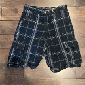 Wrangler youth 16R plaid cargo short